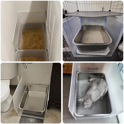 Litter Box Shield, Large Litter Box Splash Guard Without Leakage - Image 6