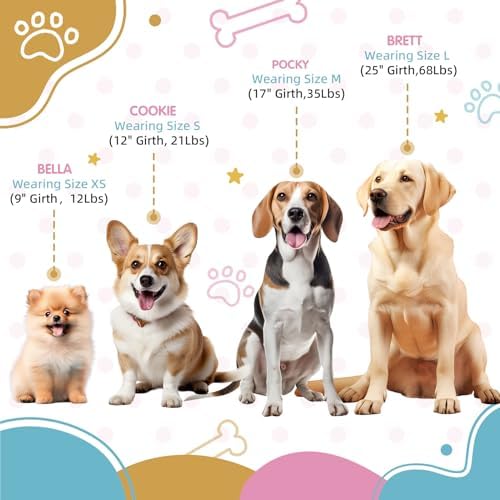 Tri-Color Harness for Medium Dog, Adjustable Step-in Design No Pull Dog Harness - Image 2
