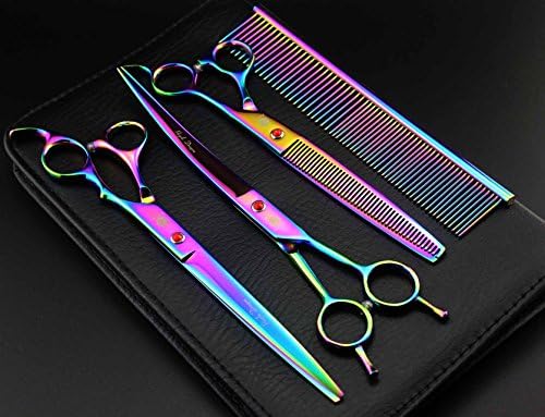 Purple Dragon 8 inch 3 in 1 Professional Pet Grooming Thinning - Image 7