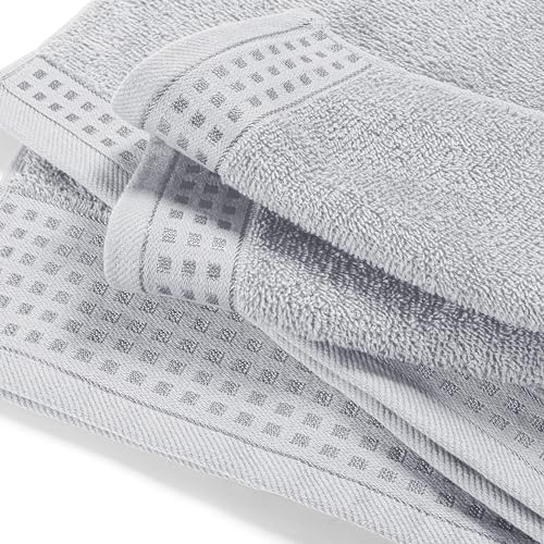 GLAMBURG Ultra Soft 3 Pack Cotton Towel Set, Contains a Bath Towel 28x55 inch - Image 2