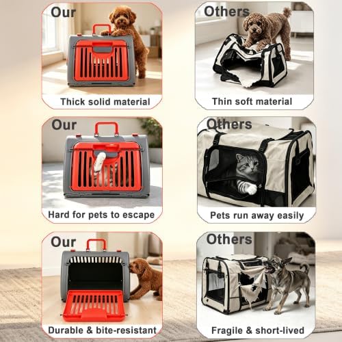 Foldable Portable Pet Carrier, Cat Carrier - Image 2