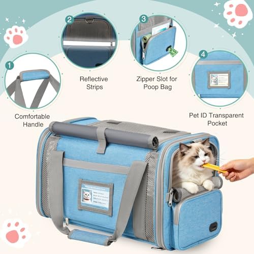 Soft Cat Carrier for Anxious Pets - Image 3