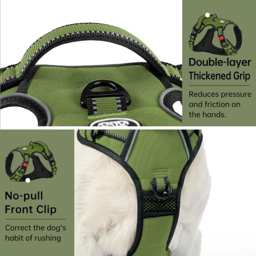 IVY&LANE No Pull Dog Harness for Large Dogs, Reflective Dog Vest Harness - Image 5