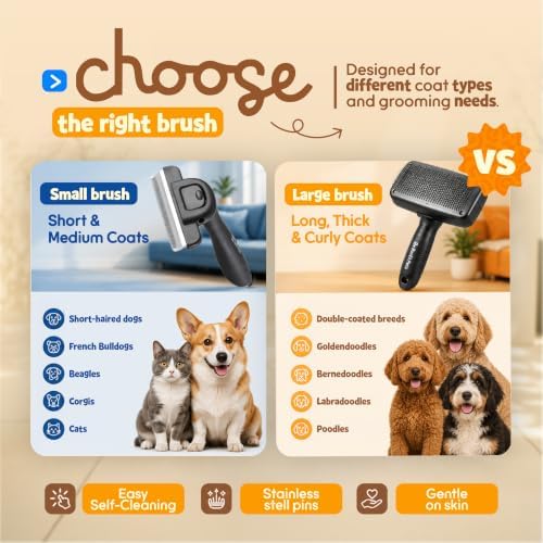 Be Best Pets Deshedding Brush for Dogs & Cats - Image 3