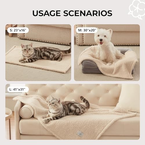 1 Pack 3 Calming Blankets Fluffy Premium Fleece Pet Blanket Soft Sherpa Throw - Image 4