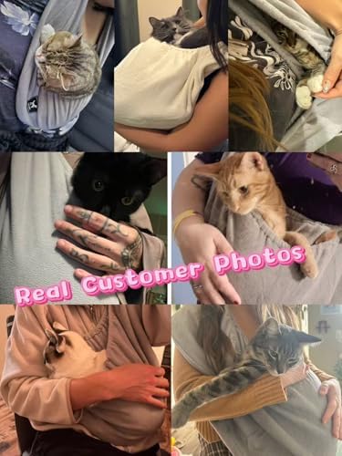 Plus Size Cat Sling, Polar Fleece Carrier - Image 4