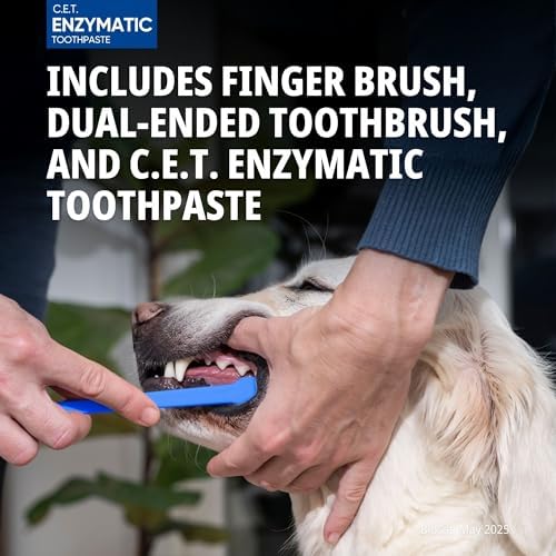 C.E.T. Oral Hygiene Kit for Dogs, Poultry flavor Toothpaste - Image 5