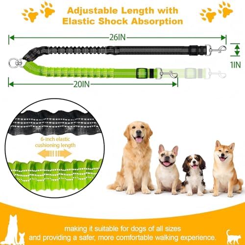 Double Dog Leash for Two Dogs, Professional No Tangle 360° Swivel Coupler - Image 2