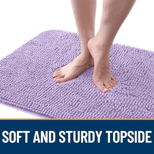 OLANLY Dog Door Mat for Muddy Paws 24x16, Super Absorbent Chenille Mud Mat - Image 4