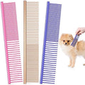 3 Pcs Stainless Steel Grooming Combs by Boao