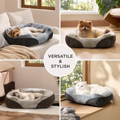Bedsure Washable Dog Bed Medium Size Dog Rectangle Big Pet Bed - Image 6
