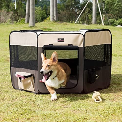 Aivituvin Dog Playpen, Foldable Pet Play Pens - Image 2