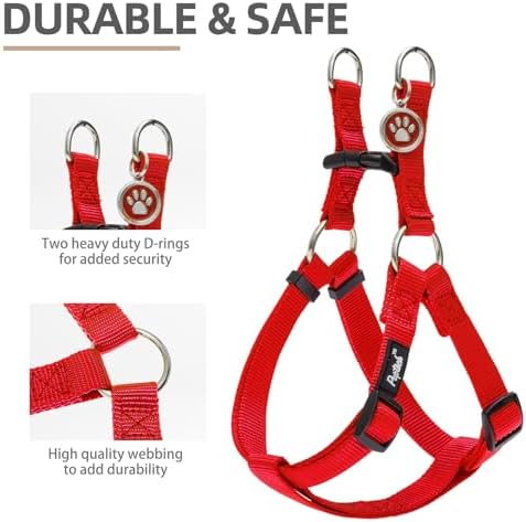 PUPTECK No Pull Dog Harness Medium Sized Step-in Adjustable Puppy Vest - Image 3