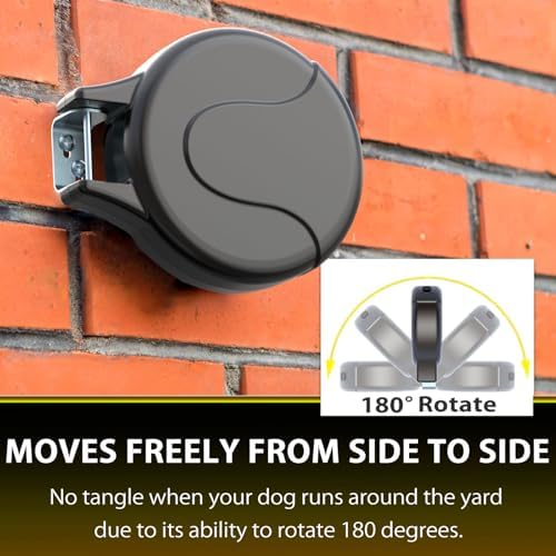 30FT Wall Mount Retractable Dog Tie Out Cable - Image 6