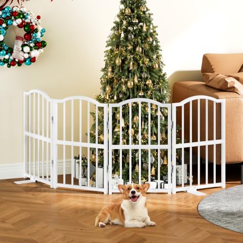 Snughome Dog Gate Indoor, 23.62" H Freestanding Short Dog Door Gates - Image 7