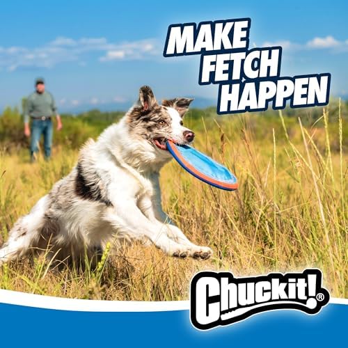 Chuckit! Max Glow Paraflight Flying Disc Dog Toy, 1 Pack - Image 2