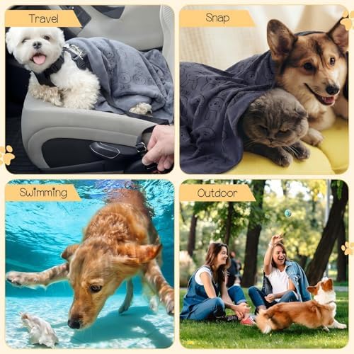 Irenare 12 Microfiber Puppy Towels - Image 6