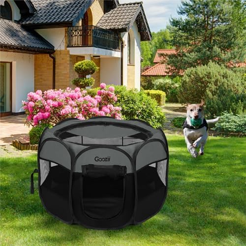 Goozii Portable Dog Playpen for Medium Dogs, Collapsible Pet Cat Kitten Puppy - Image 7