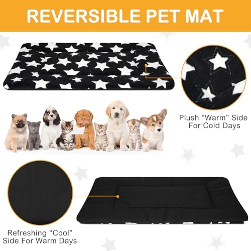 VitalCozy 4 Pcs Dog Crate Pads Soft Warm - Image 3