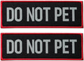 2 Pcs Reflective Do Not Pet Patch Set by FITZNORA