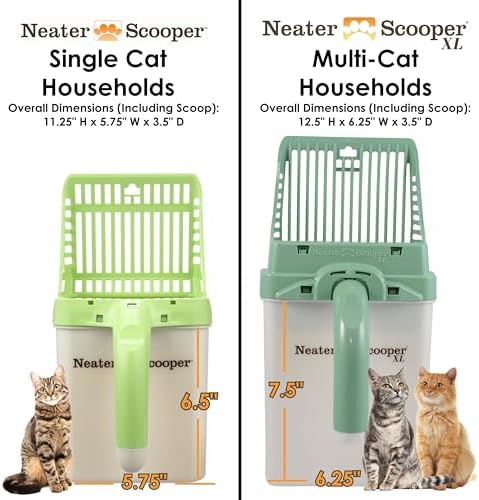 Neater Pet Brands Neater Scooper XL Cat Litter Scoop, 195 Refill Bags – - Image 5