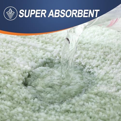 OLANLY Large Bathroom Rugs 50x30, Extra Soft Absorbent Microfiber Bath Rugs - Image 4