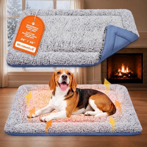 Self Warming Cat Bed, Reversible Cooling Mat by WanpeeGoo