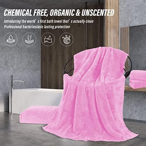 MOONQUEEN 2 Pack Premium Bath Towel Set - Image 5