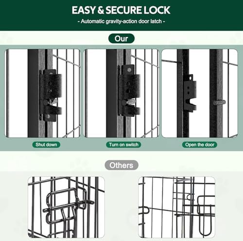 Dog Playpen - 24 Inch 8 Panel Metal Dog Pen - Image 5