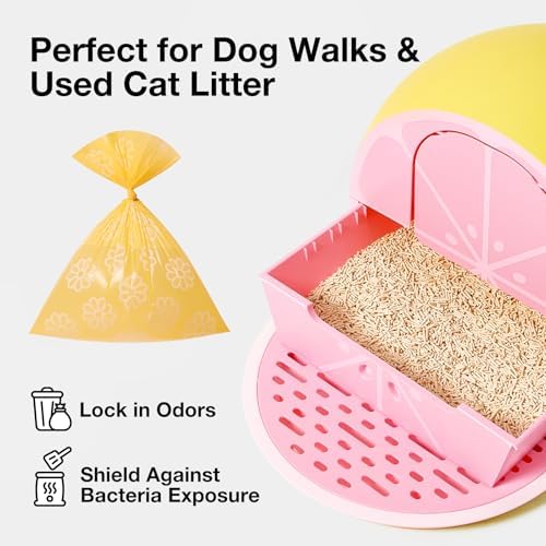 VETRESKA Daisy Scented Dog Poop Bags, Leak-proof - Image 5