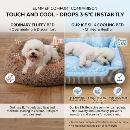 Cooling Dog Bed, Self-Cooling Pet Bed Mat - Image 3