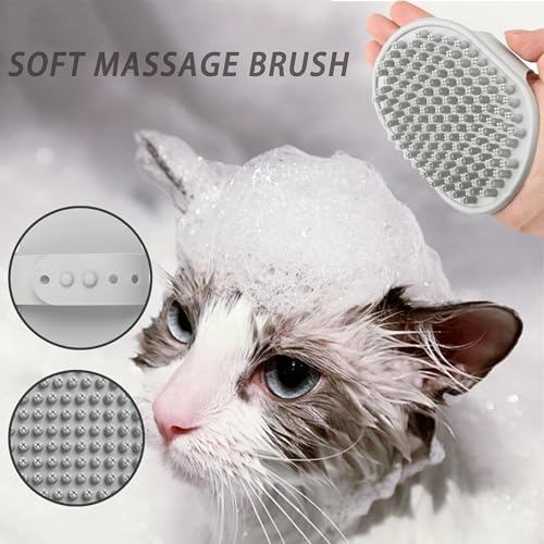 Cat Deshedding & Dematting Brush Kit, 6 Self-Cleaning Tools - Image 6