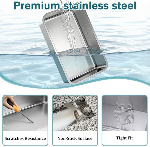 Stainless Steel Cat Litter Box - Image 4
