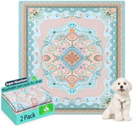 Aitmexcn Washable Pee Pads for Dogs, 2 Reusable Puppy Pads by Aitmexcn