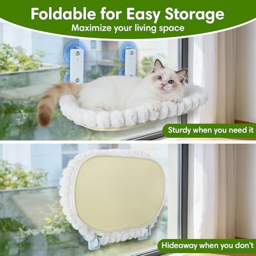YooxArmor Foldable Cat Window Perch, Cat Bed - Image 5