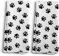 Dog Paws Towel, Dogs Paw Kitchen Towels and Dishcloths Set of 2, Cute Dogs by NOQL
