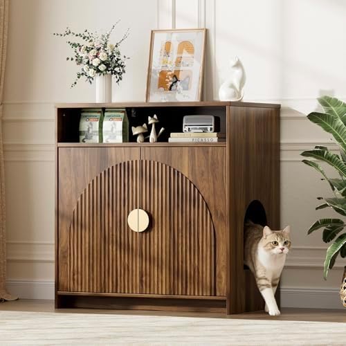 Halitaa Cat Litter Box Enclosure, Cat Litter Box Furniture by Halitaa