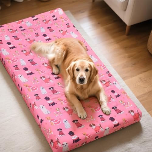 Replacement Dog Bed Covers Elastic Edged Washable 52" x 28" x 6" - Image 5