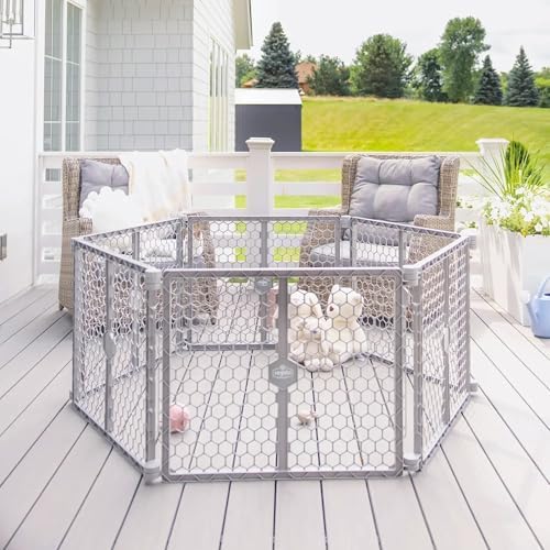 Regalo Safety 192" Plastic 2-in-1 Super Wide Baby Gate & Play Yard - Image 6