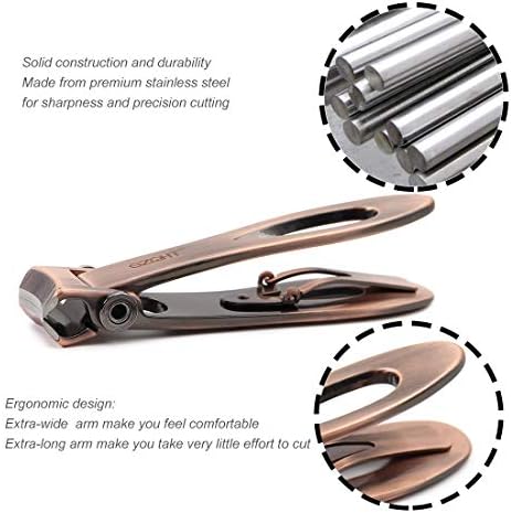 Ultra Wide Jaw Opening Nail Clippers Set, Toenail Clippers - Image 2