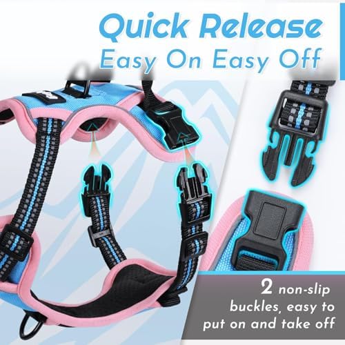 Eagloo Dog Harness for Small Dogs, No Pull Pet Vest - Image 6