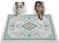 Glittme Cat Litter Mat 33"x22" Non-Slip Washable Trapping Mat by Glittme