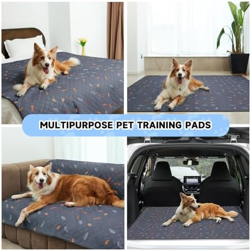 Sunheir Washable Pee Pads for Dogs 2-Pack Reusable Puppy Pads Pet Training Pads - Image 6