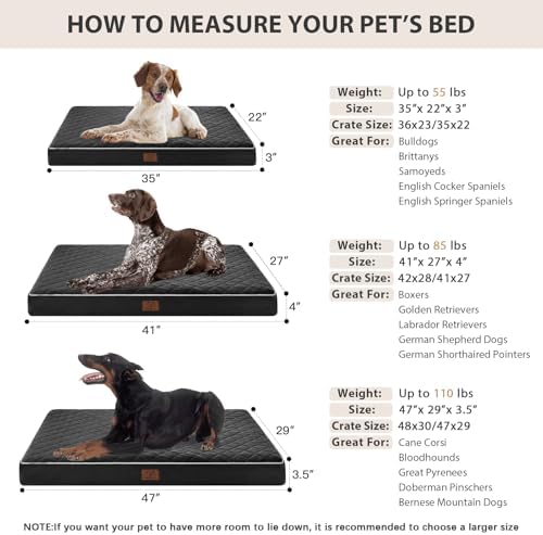 WNPETHOME Orthopedic Waterproof XL Dog Bed - Image 6