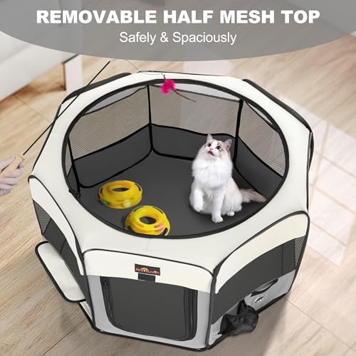Aivituvin Dog Playpen Foldable Waterproof Pet Play Pens - Image 3