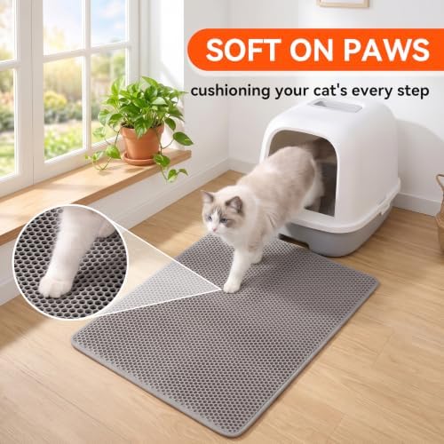 Cat Litter Mat, Double Layer Litter Trapping Mat - Image 4