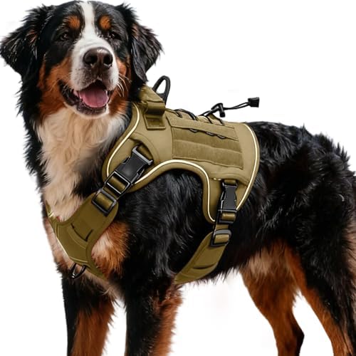 Heavy-Duty Tactical Dog Harness by Bruvoalon
