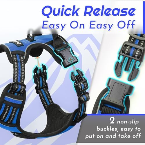 Eagloo Dog Harness for Large Dogs, No Pull Pet Vest - Image 5