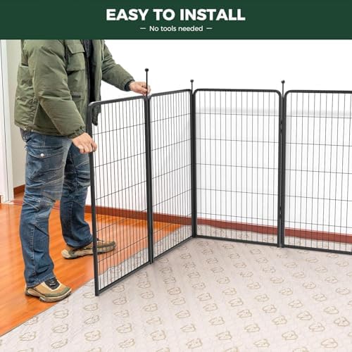 FXW Rollick Dog Playpen with Divider Connectors, 16 Panels - Image 5