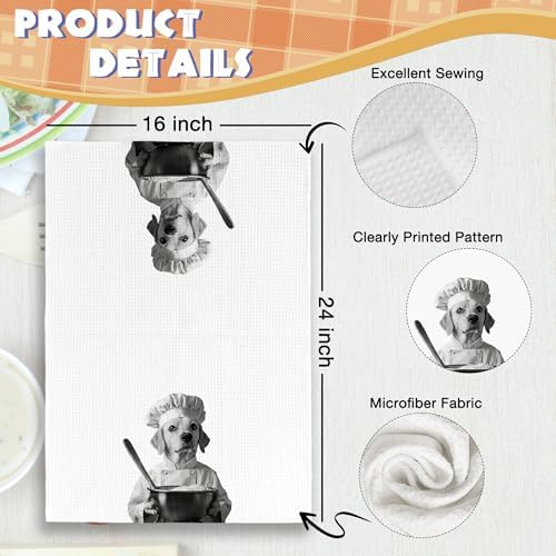 Dog Kitchen Towels Decor Set of 2 - Image 6